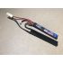Аккумулятор BlueMAX Li-Po 7.4V 1100mah 20C, 2 x (102x21x5) мм (нунчаки)